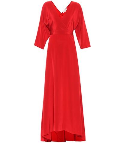 Chlo Silk-crêpe Wrap Dress