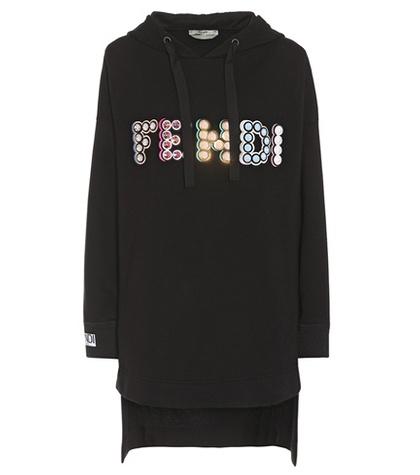 Fendi Oversized Cotton Hoodie