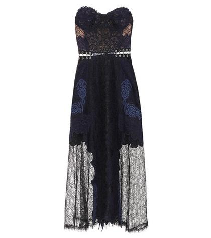 Jonathan Simkhai Strapless Lace Dress