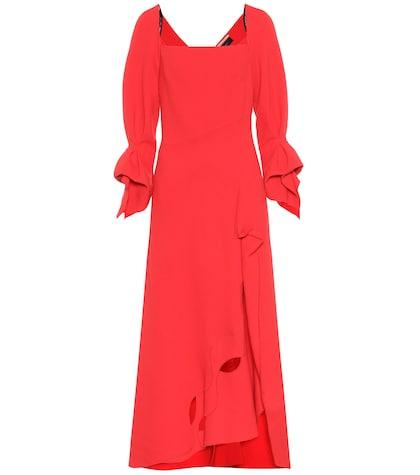 Roland Mouret Trinity Wool-crêpe Dress