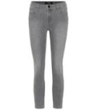 J Brand 835 Cropped Mid-rise Skinny Jeans