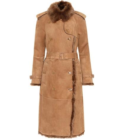 Bvlgari Eyewear Shearling Trench Coat