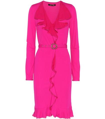 Roberto Cavalli Belted Dress