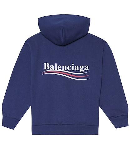 Balenciaga Kids Kids' Cotton-blend Hoodie
