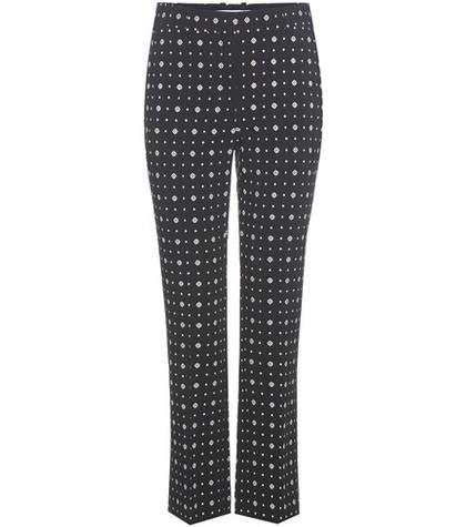 Stella Mccartney Printed Crêpe Trousers