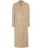 Acne Studios Ayer Pinstriped Wool Coat