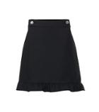 Tory Burch Stretch-wool Miniskirt