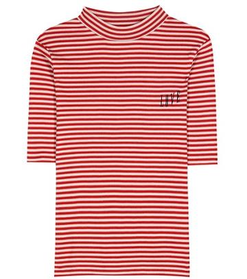 Miu Miu Elfie Love Striped Shirt