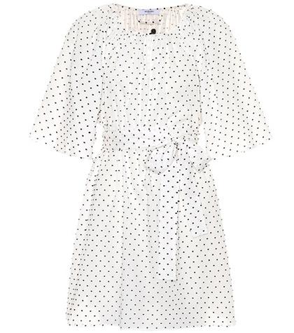 Tory Burch Moonstone Embroidered Cotton Dress