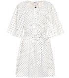 Tory Burch Moonstone Embroidered Cotton Dress