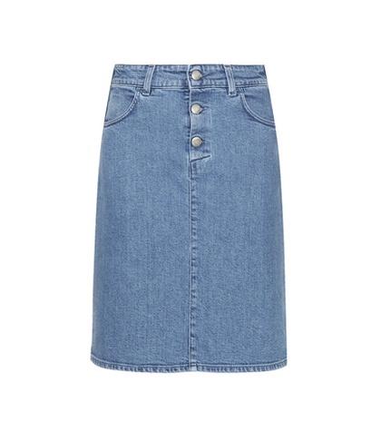 Edie Parker Denim Skirt