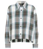 Isabel Marant Macao Plaid Cotton And Linen Shirt