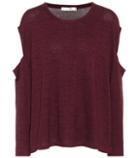 Rag & Bone Jersey Top With Cut-out Sleeves