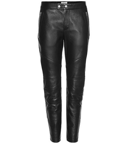 Saint Laurent Leather Trousers