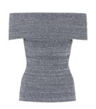 Ganni Vermont Off-the-shoulder Top