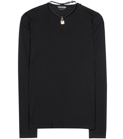 Tom Ford Jersey Top With Removable Lock Chocker