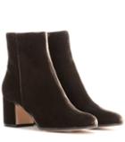 Gianvito Rossi Margaux Mid Velvet Ankle Boots