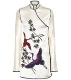 Canada Goose Elena Embellished Satin Kimono Mini Dress