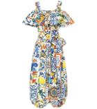 Dolce & Gabbana Majolica-print Cotton Jumpsuit