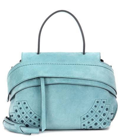 Jimmy Choo Wave Mini Suede Tote