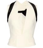 Haider Ackermann Cotton And Silk Crêpe Waistcoat