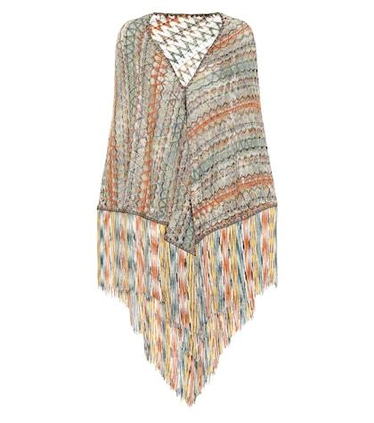 Fendi Kids Knitted Wool-blend Scarf