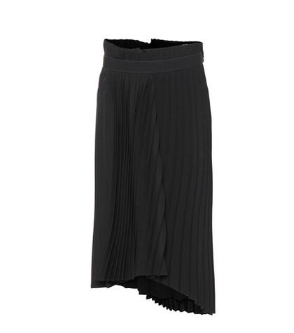 Balenciaga Asymmetric Pleated Skirt