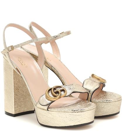 Stella Mccartney Platform Leather Sandals