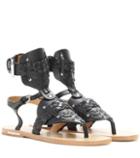Anya Hindmarch Étoile Jalys Leather Sandals