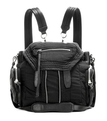 Alexander Wang Marti Leather-trimmed Backpack