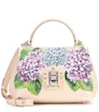 Dolce & Gabbana Lucia Floral-printed Leather Handbag