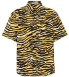 Prada Tiger-printed Cotton Shirt