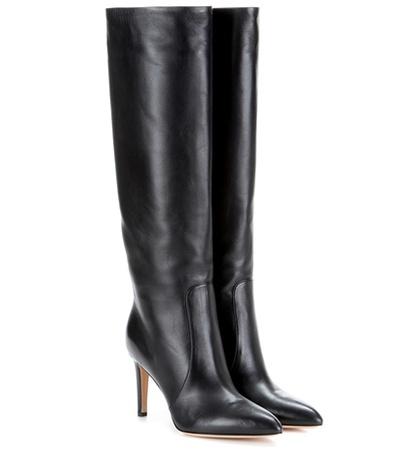 Balmain Dana Leather Knee-high Boots