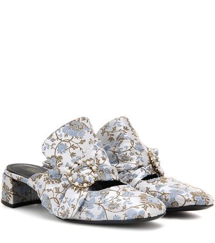 Erdem Addison Jacquard Mules