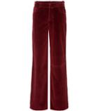 Oscar De La Renta Cotton Corduroy Wide-leg Pants