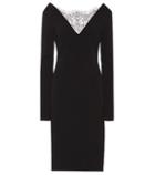 Givenchy Crêpe Midi Dress With Lace