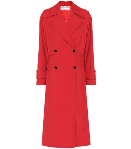 Valentino Wool-blend Trench Coat