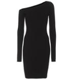 Helmut Lang Ribbed Silk One-shoulder Dress