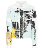 Calvin Klein 205w39nyc Flowers Denim Jacket