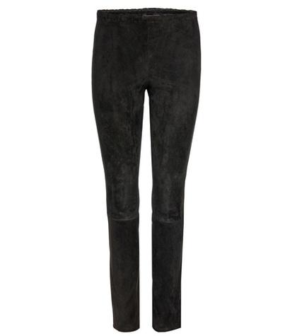 Stella Mccartney Mickael Agneau Suede Leggings