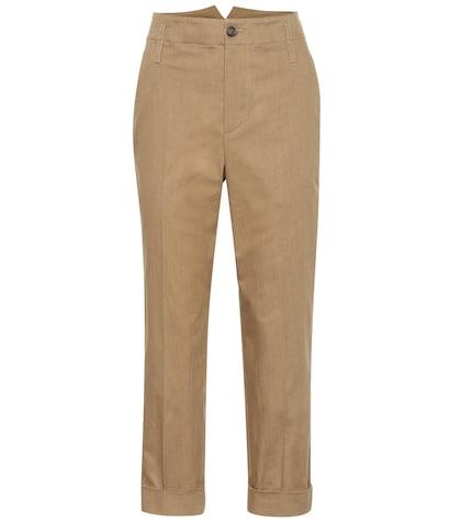 Acne Studios High-waisted Cotton Pants