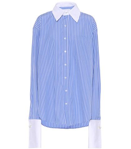 Johanna Ortiz Striped Cotton Shirt