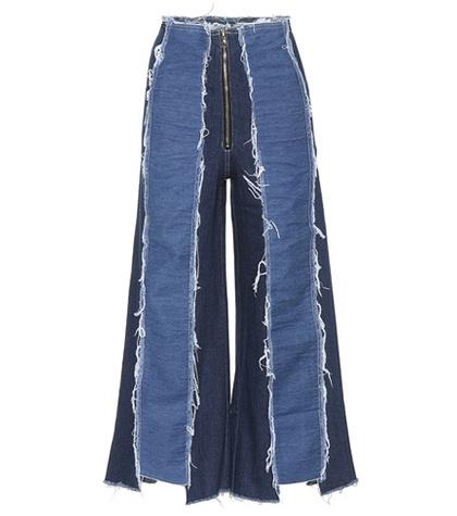 Rejina Pyo Bella Panelled Wide-leg Jeans
