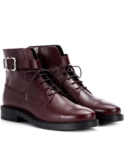 Tod's Leather Lace-up Ankle Boot
