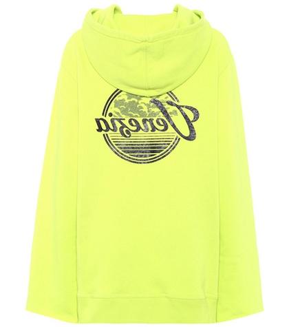 Self-portrait Printed Cotton Hoodie