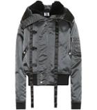 Re/done Shearling-trimmed Coat