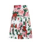 Victoria Beckham Floral-printed Cotton Skirt