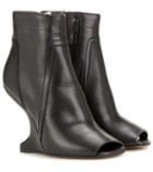Edie Parker Leather Ankle Boots