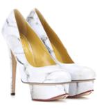 Tory Burch Dolly Printed Leather Pumps