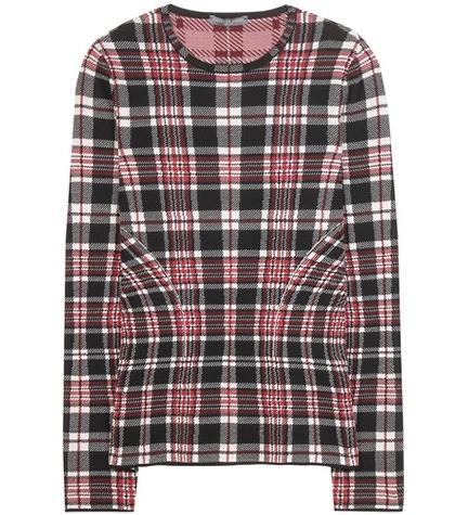 Alexander Mcqueen Check Wool Sweater